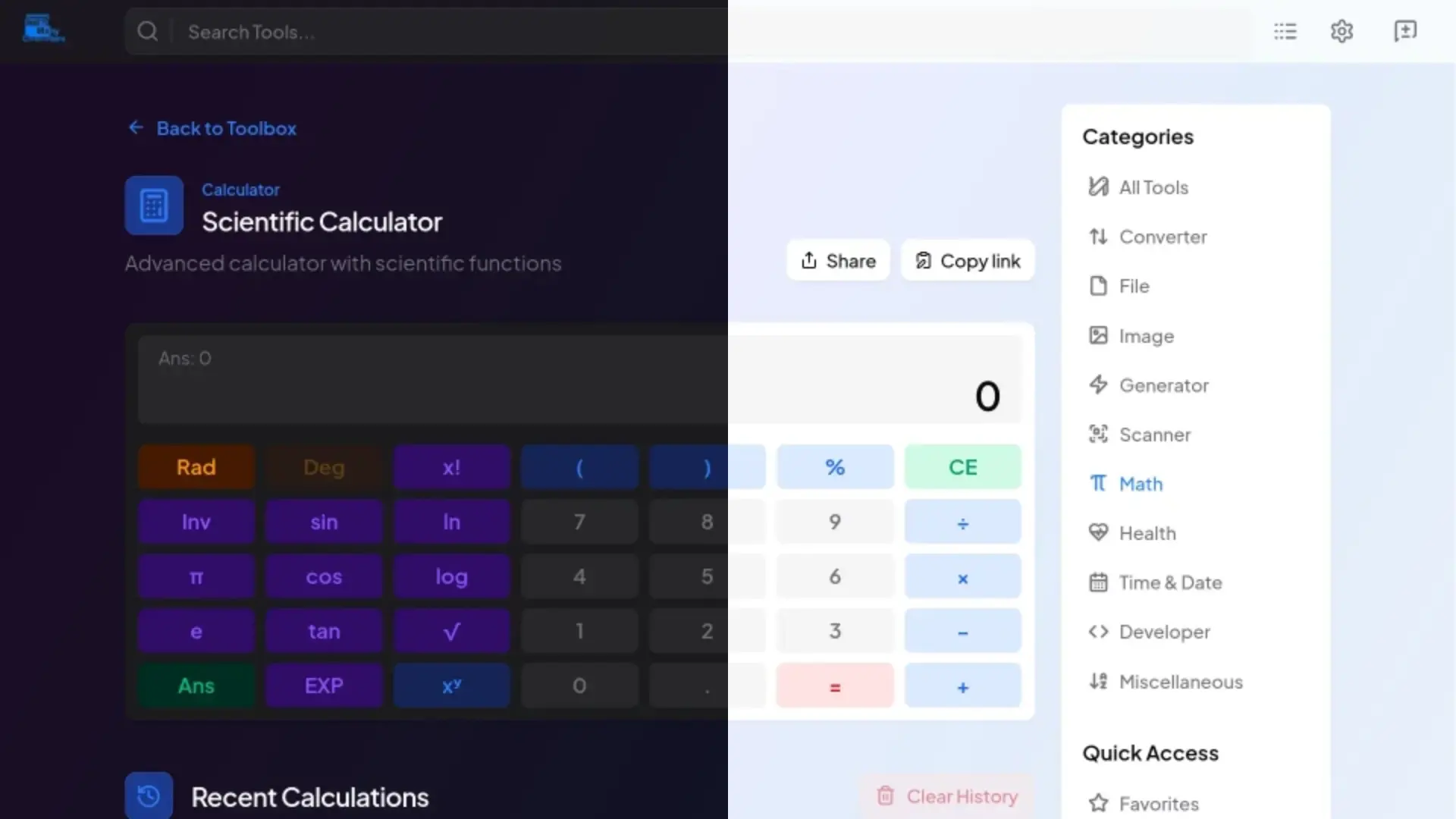 System Theme preview